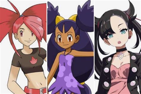 pokemon mulher|33 female Pokémon characters: most popular girls。